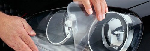 Оклейка оптики антигравийной пленкой