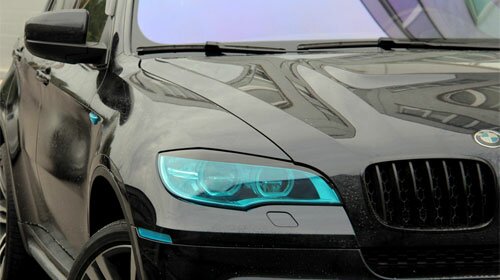 Тонировка автомобильных фар пленками