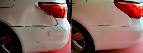 Выпрямление вмятин на кузове без покраски