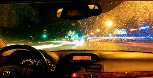 Гидрофобная обработка автомобильных стекол